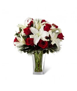 The FTD Holiday Wishes Bouquet The FTD Holiday Wishes Bouquet